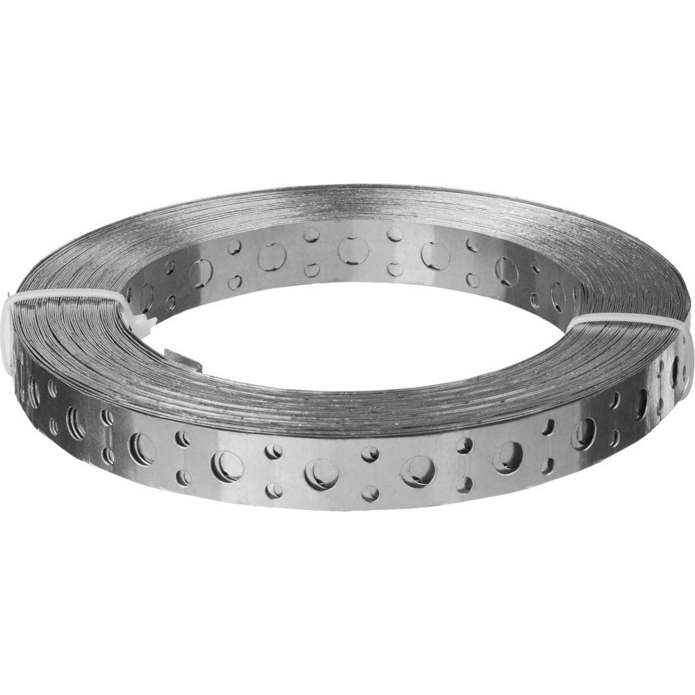 Изображение товара Перфорированная лента INTERFIX 12х0.5(0.55) 25м цинк сталь