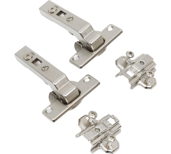 Изображение товара Мебельная петля для фальш панелей Hettich 35 мм, для быстрого монтажа, никелированная, 2 шт. 953287