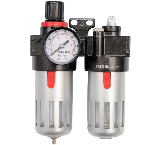 Изображение товара Влагоотделитель-лубрикатор (90 см3; 1/4) YATO YT-2385