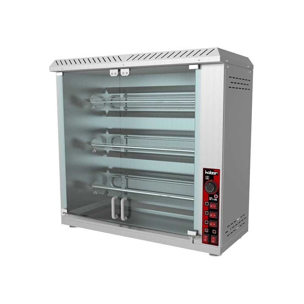 Изображение товара Гриль для кур Kobor GC1-3S 7985 электрический нержавеющая сталь вера