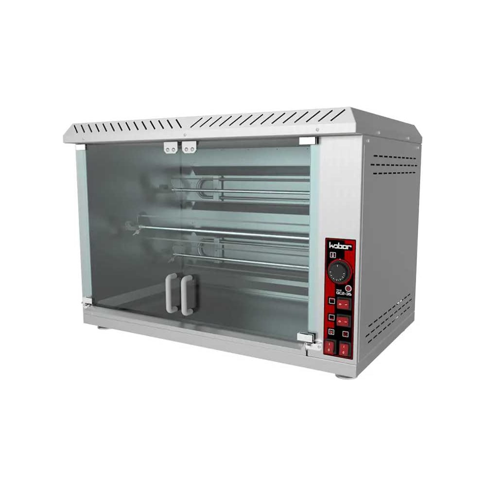 Изображение товара Гриль для кур Kobor GC2-3S 7986, электрический, нержавеющая сталь