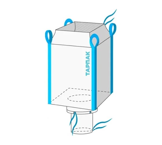 Изображение товара Биг Бэг (25 шт; 95х95х100 см; верх сборка; низ люк) Тарпак S95H100V2N3L4M2