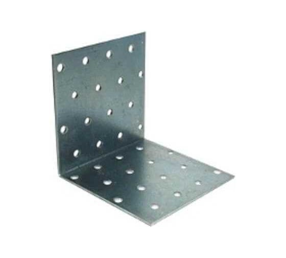 Изображение товара Крепежный уголок равносторонний BlackWeld 100х100х100мм, оцинкованный, 50шт 145276