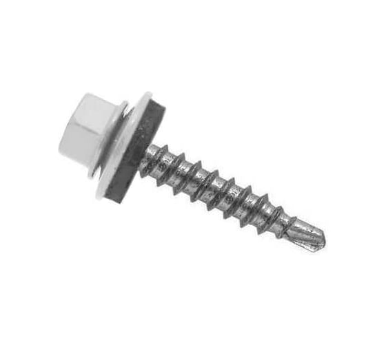 Изображение товара Саморез кровельный BlackWeld 4,8х35мм, RAL9003, сигнальный белый (250) 145379