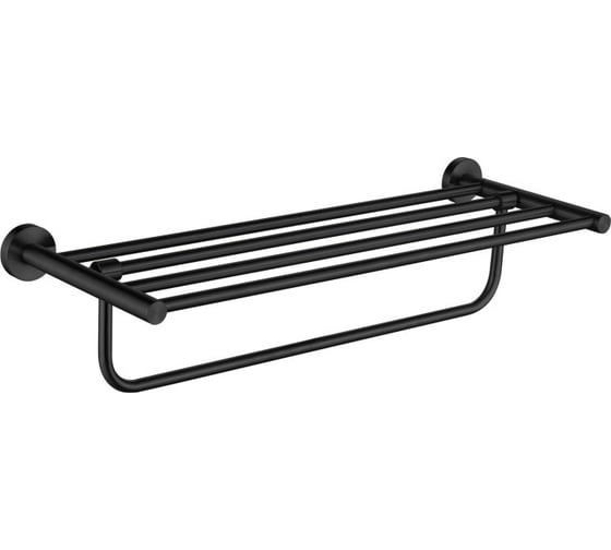 Изображение товара Полка для полотенец LEDEME 60 см, черная L71724B 65932