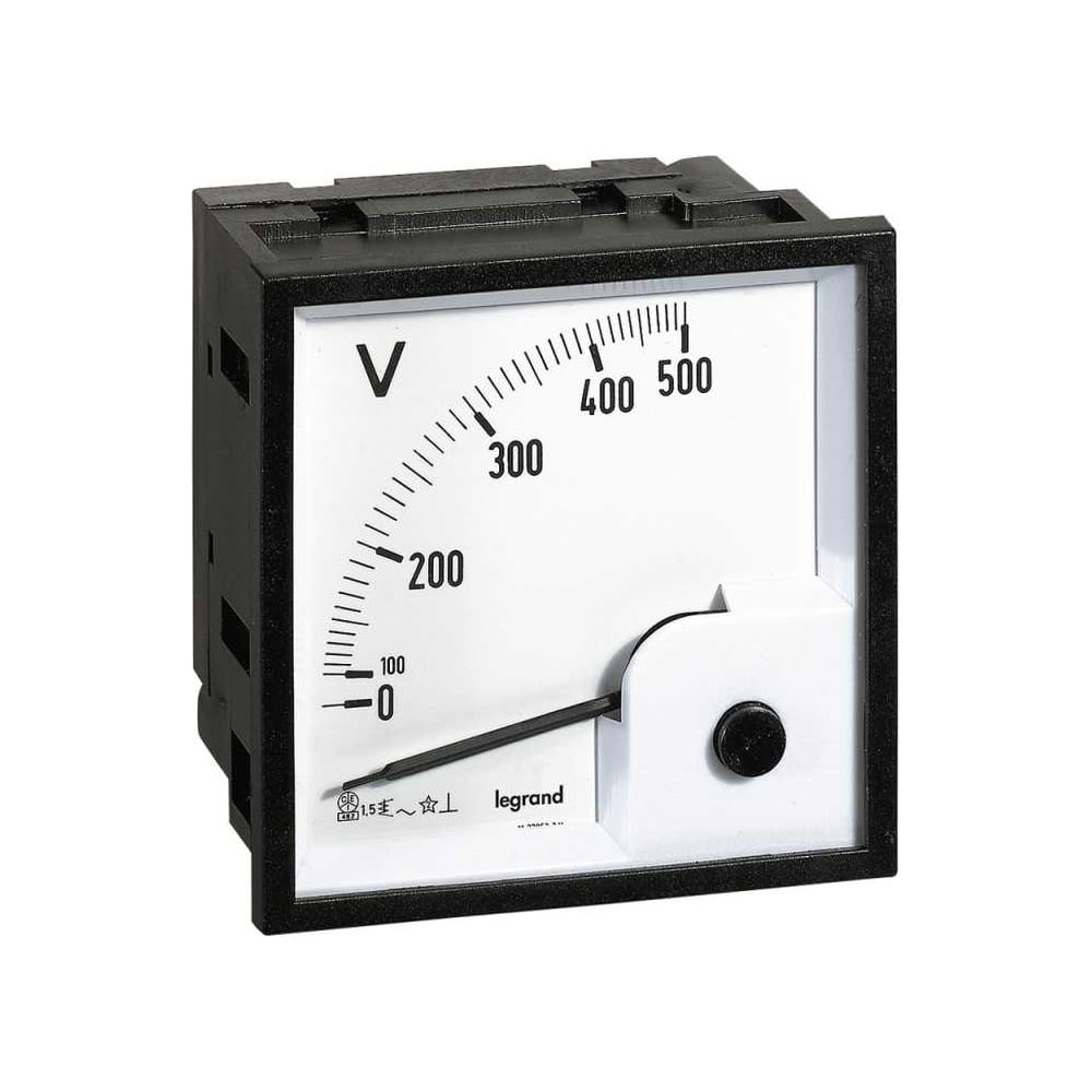 Изображение товара Вольтметр аналоговый Legrand 68 x 68 мм, квадратный корпус