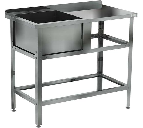 Изображение товара Ванна моечная односекционная сварная Kobor с рабочей поверхностью ВМСБР/1-120/60/430 Л/П 4584