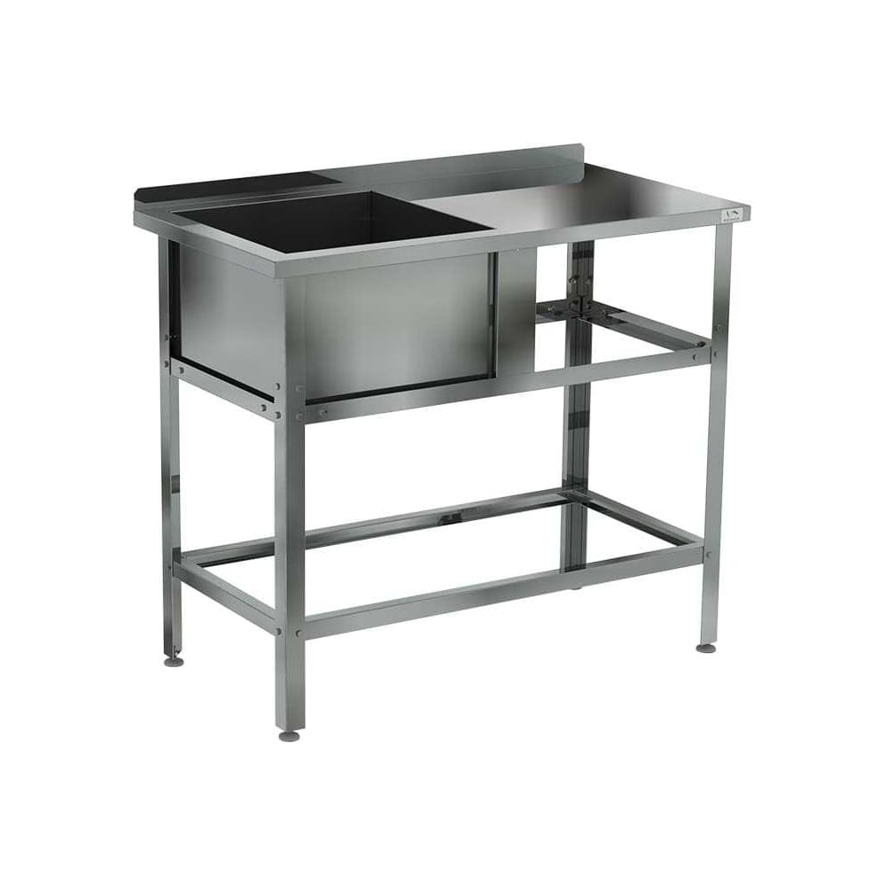 Изображение товара Ванна моечная односекционная сварная Kobor с рабочей поверхностью ВМСБР/1-120/63 Л/П 4580