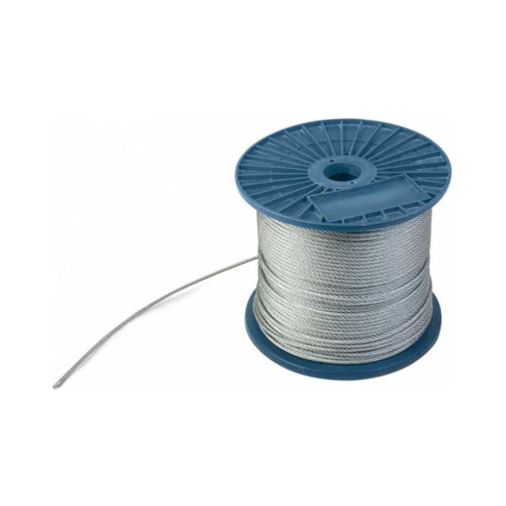 Изображение товара Трос для растяжки BlackWeld без оплетки d1,5 оцинкованный 250м