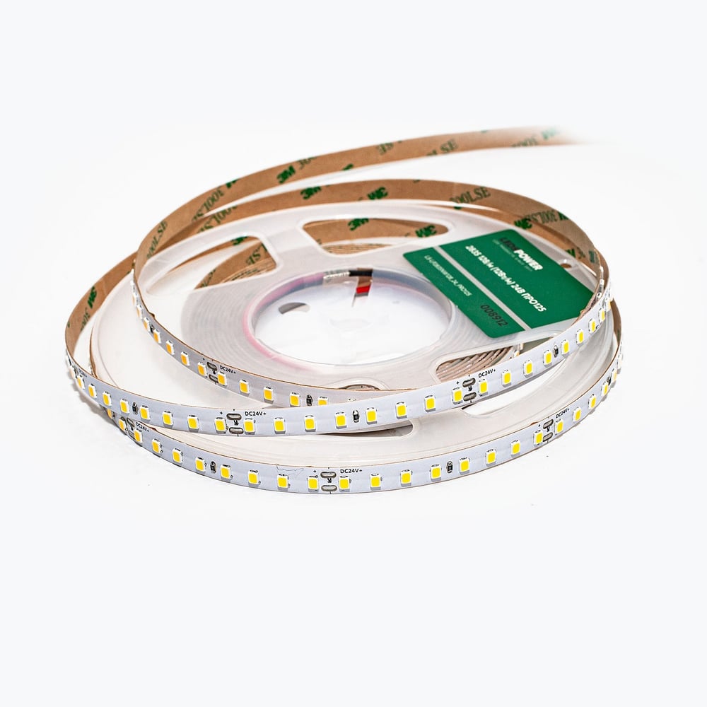 Изображение товара Светодиодная лента LEDS POWER 2835 128/м 12Вт 24В серия ПРО125