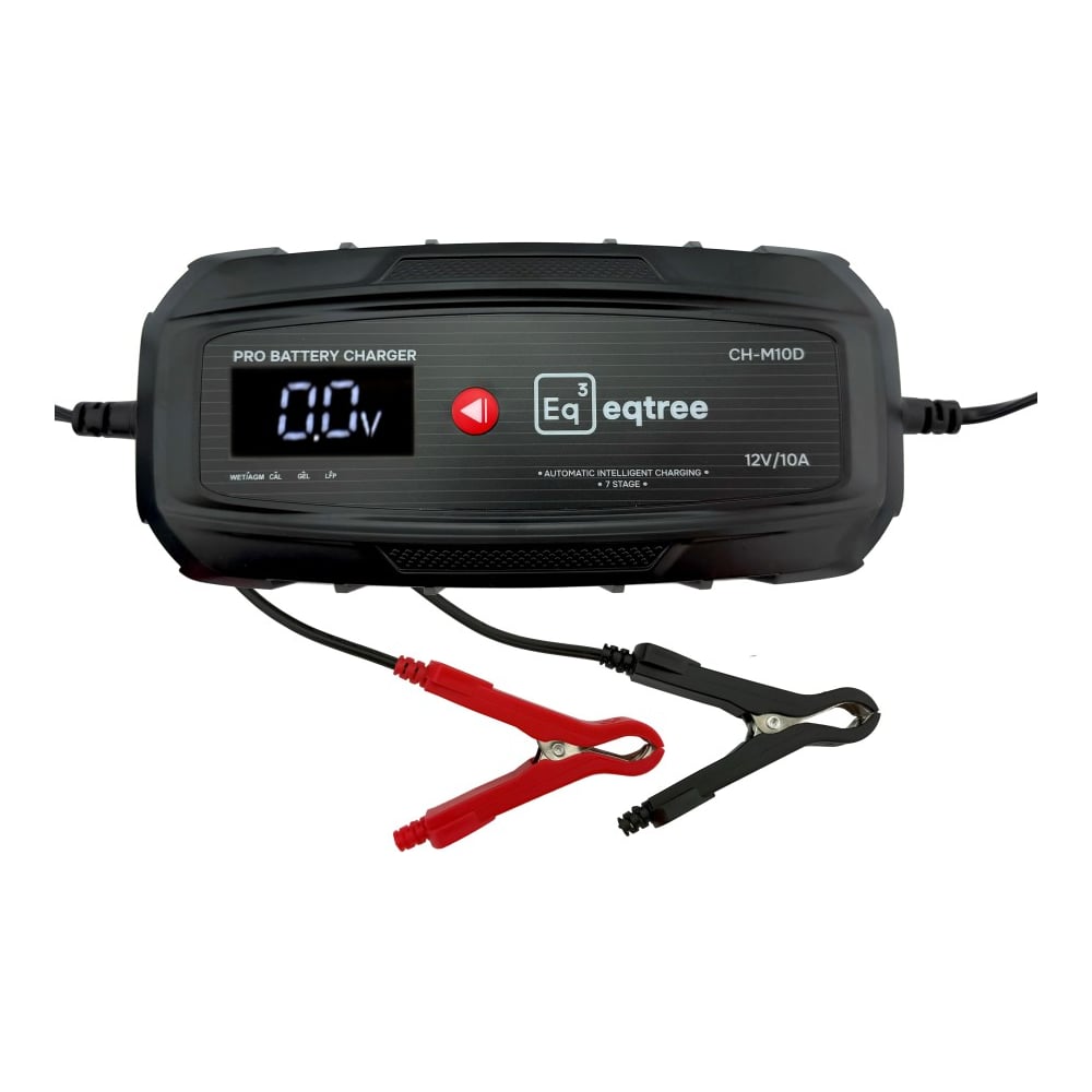Изображение товара Зарядное устройство eqtree CH-M10D 12V 10A с цифровым дисплеем профессиональное