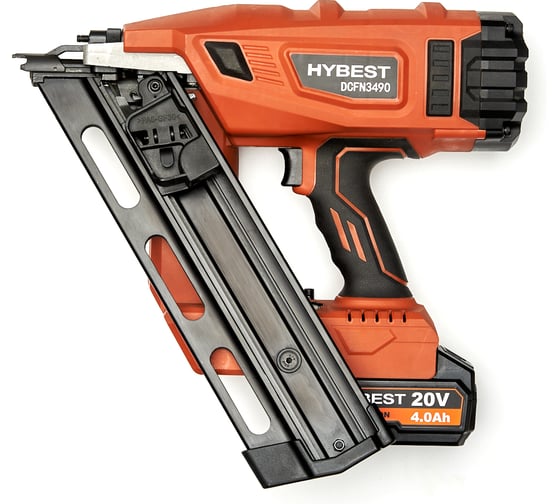 Изображение товара Аккумуляторный монтажный пистолет Hybest DCFN3490 HBDCFN3490