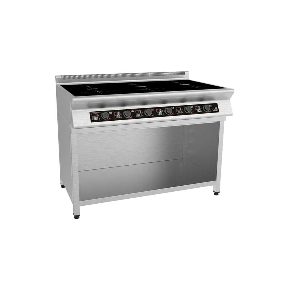 Изображение товара Индукционная плита Kobor 6 конфорок I9-6S1 6744 напольная нержавеющая сталь