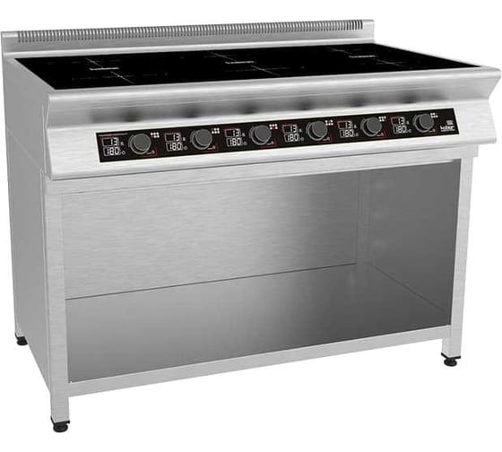 Изображение товара Плита индукционная Kobor на полузакрытой подставке, 6 конфорок I9-6S1 6744