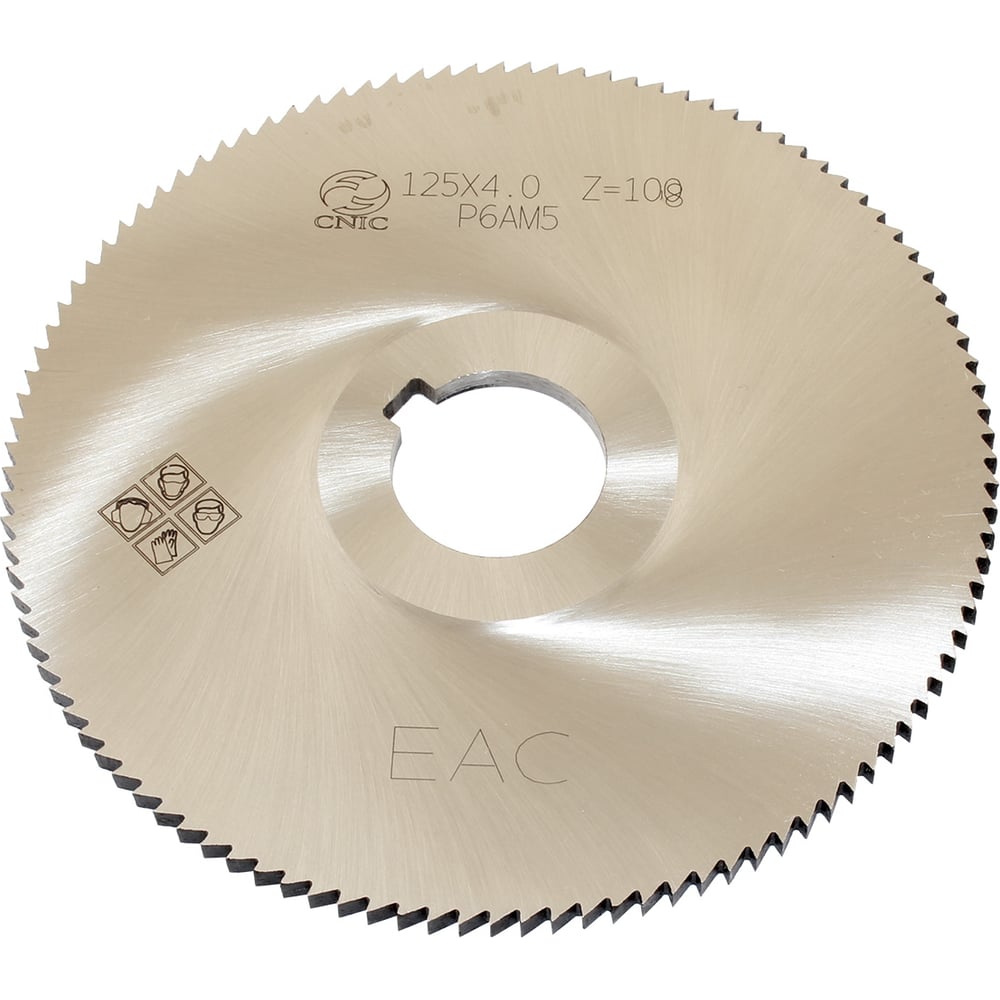 Изображение товара Отрезная фреза CNIC 125x4.0x27 для металлов сталь и цветные материалы