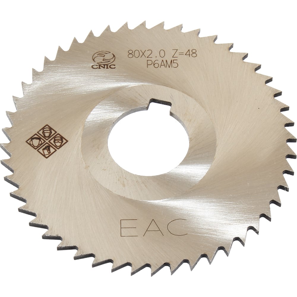 Изображение товара Отрезная фреза CNIC 80x2.0x22 Z=48 для металлов и чугуна