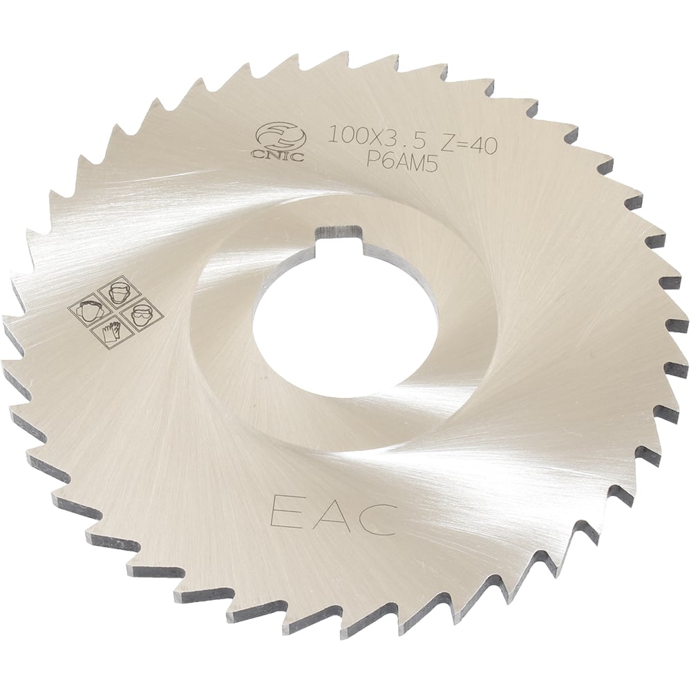 Изображение товара Отрезная фреза CNIC 100x3.5x27 тип2 Z=40 для металлов, R6AM5