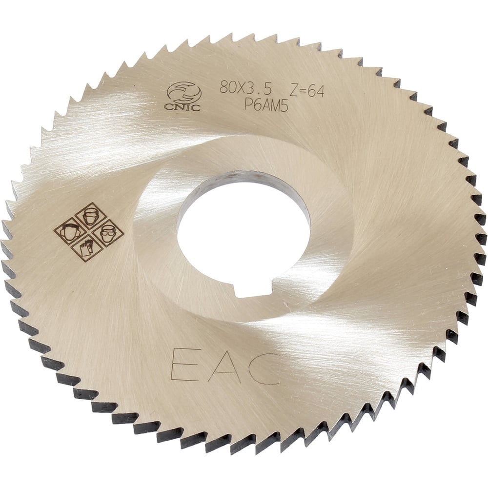 Изображение товара Фреза отрезная CNIC 80x3.5x22 тип1 Z= 64 Р6АМ5