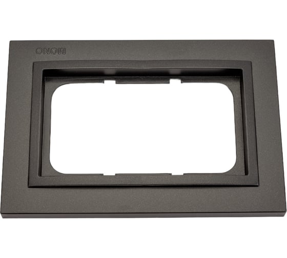 Изображение товара Двойная рамка для розетки Mono Electric DESPINA графит 102-200000-165