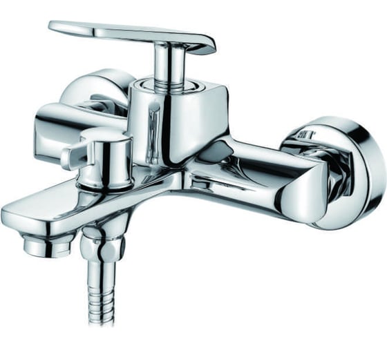 Изображение товара Смеситель для ванны LEDEME короткий излив, дивертор в корпусе L3274 97898