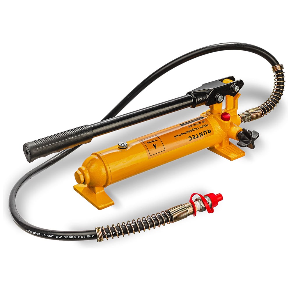 Изображение товара Насос гидравлический RUNTEC 4 т со шлангом RT-HP04