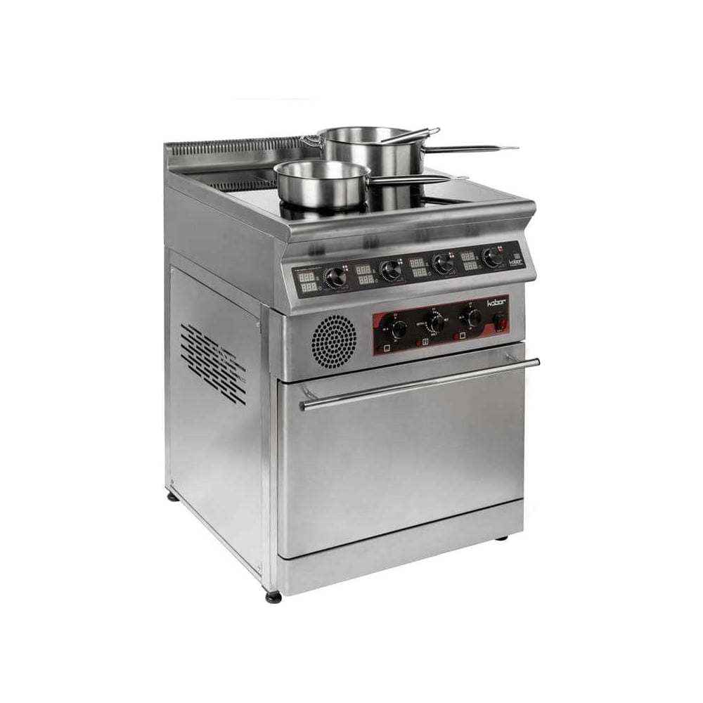 Изображение товара Индукционная плита с духовым шкафом Kobor I7-4SO 7889 4 конфорки электронная нержавеющая сталь