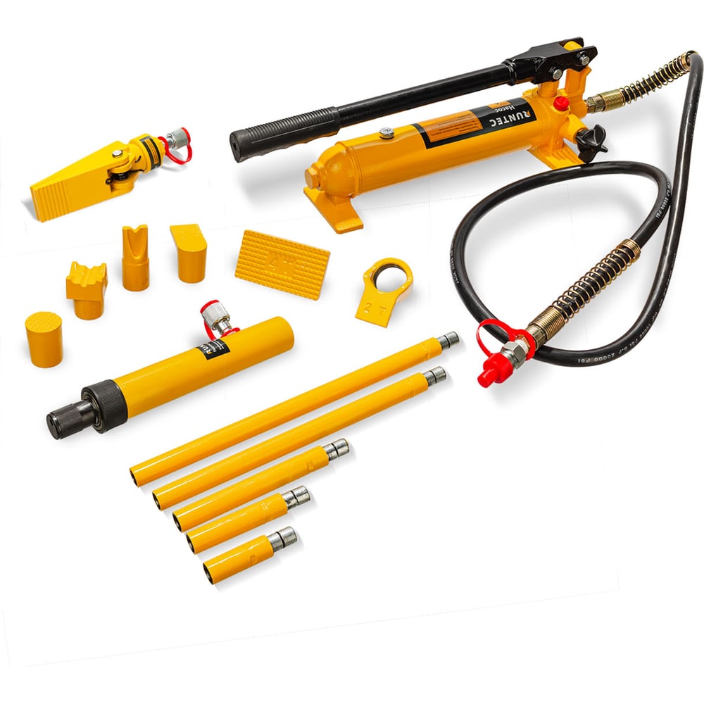 Изображение товара Набор гидравлических растяжек RUNTEC 10 тонн RT-HK10 профессиональный комплект