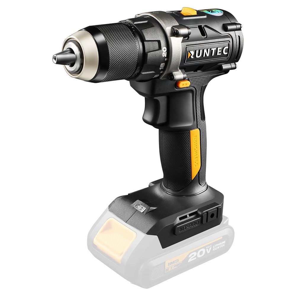 Изображение товара Аккумуляторная дрель-шуруповерт RUNTEC PRO RT-ID221W 20В 55Нм профессиональный