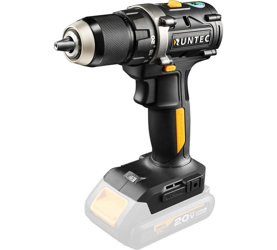 Изображение товара Дрель-шуруповерт RUNTEC PRO аккумуляторная, 13мм, 20В, 55Нм RT-ID221W