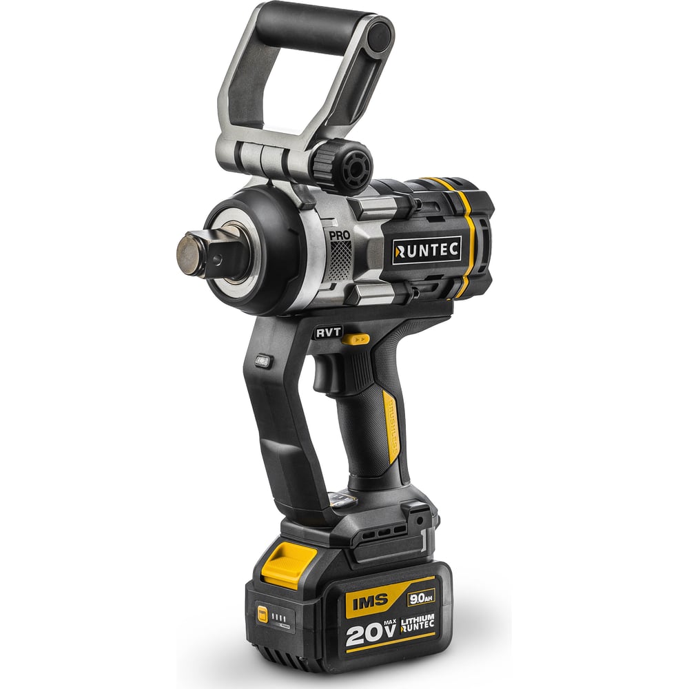 Изображение товара Гайковерт RUNTEC PRO ударный, аккумуляторный, 1, 20В, 2*9Ач, 2300Нм RT-IW2101