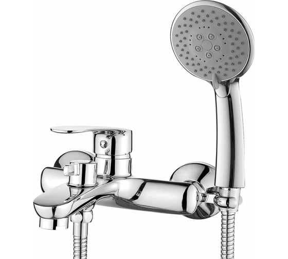 Изображение товара Смеситель для ванны LEDEME с коротким изливом, дивертор в корпусе L3272 97947