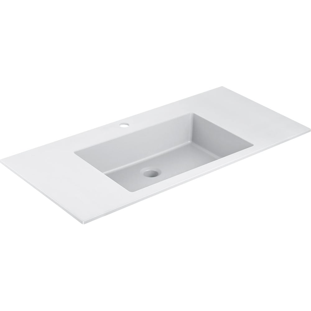 Изображение товара Раковина из искусственного камня VINCEA белая VCB-13100W для кухни и ванной