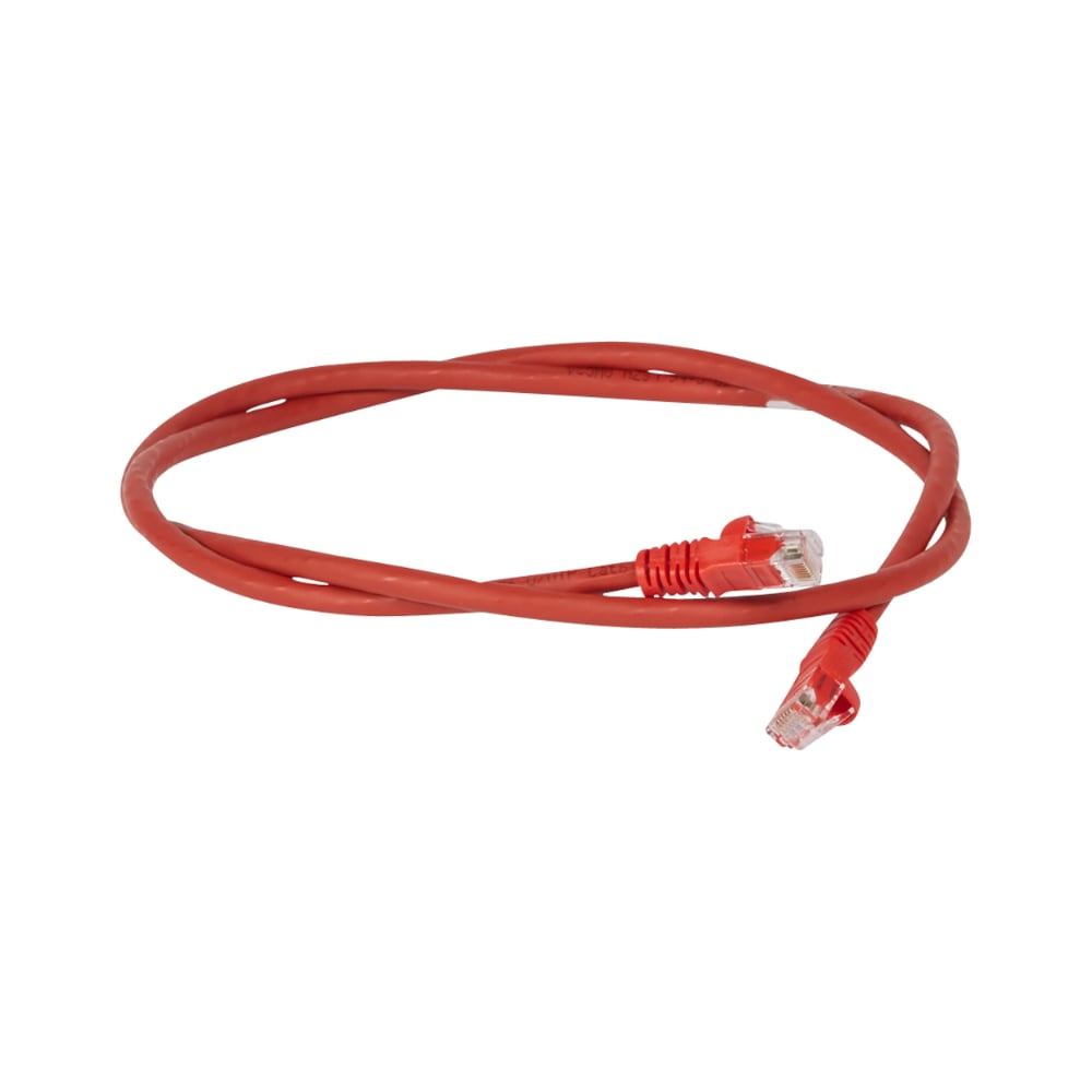 Изображение товара Коммутационный кабель Legrand RJ 45 категория 6 1 метр красный неэкранированный LSZH