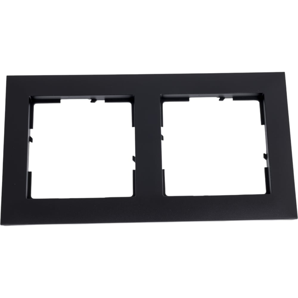 Изображение товара Декоративная рамка Legrand SUNO 2-постовая антрацит для электропроводки