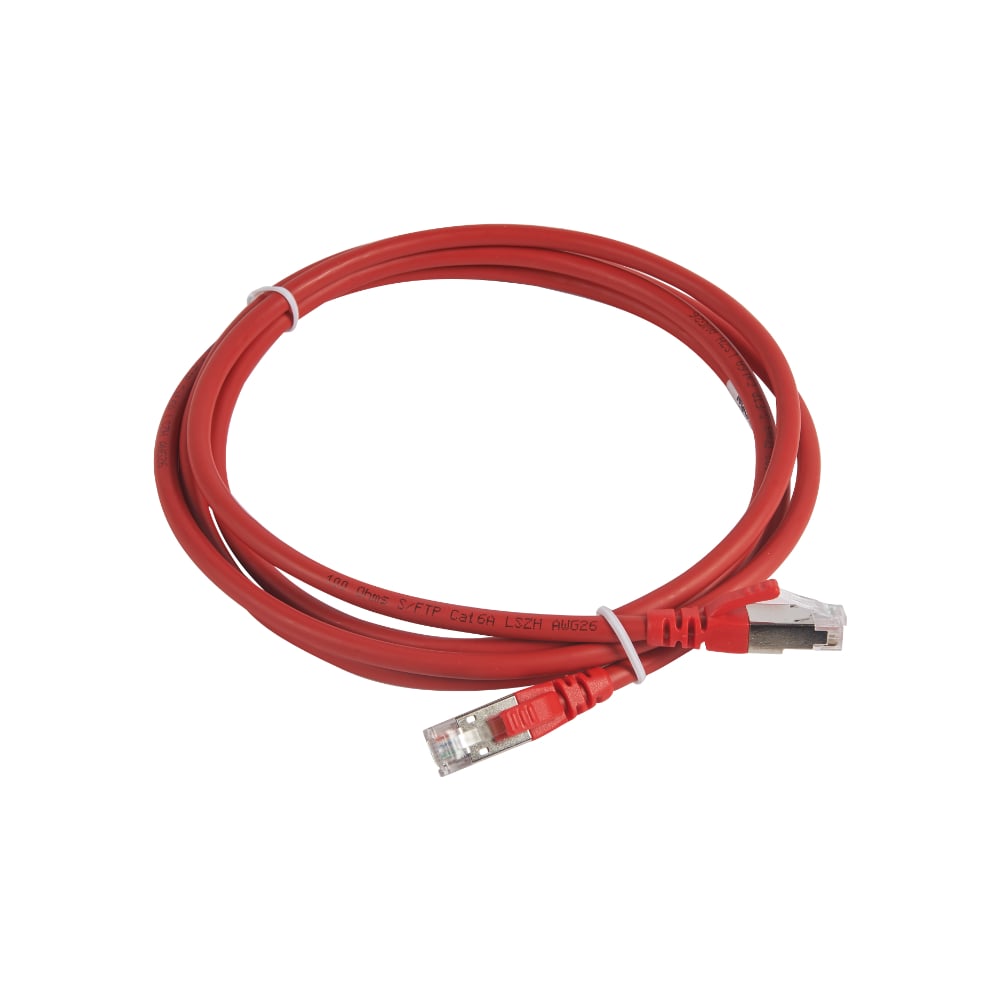 Изображение товара Коммутационный кабель Legrand RJ 45 Cat 6a S/FTP LSZH 2м красный