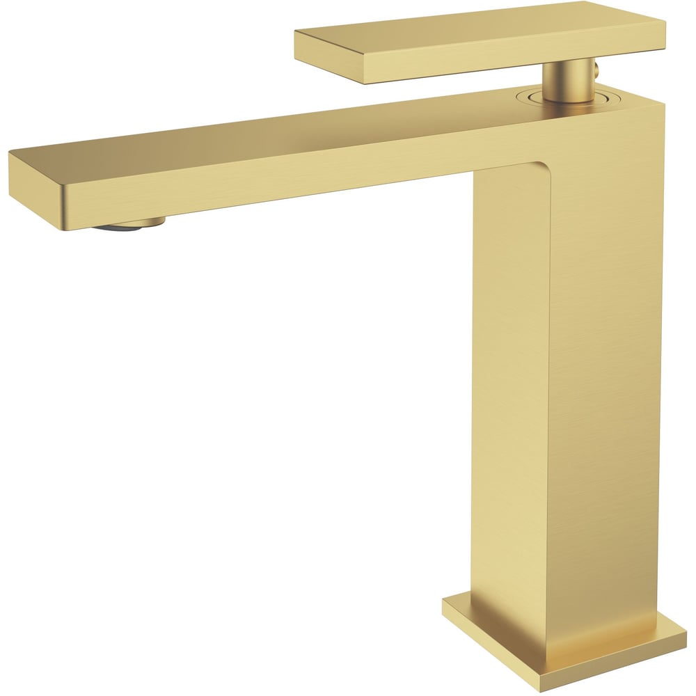 Изображение товара Смеситель для раковины VINCEA Dice однорычажный, брашированное золото