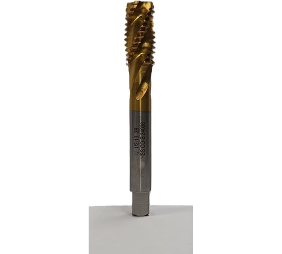 Изображение товара Метчик машинный винтовой Мегаинструмент UNC 1/2-13 HSSE-TiN