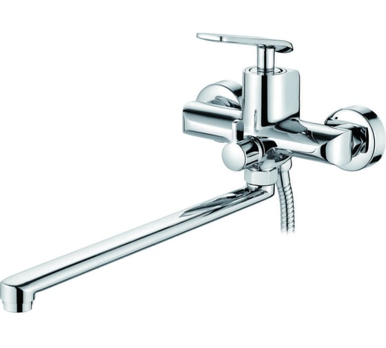 Изображение товара Смеситель для ванны LEDEME с длинным поворотным изливом 35 см L2274 97911