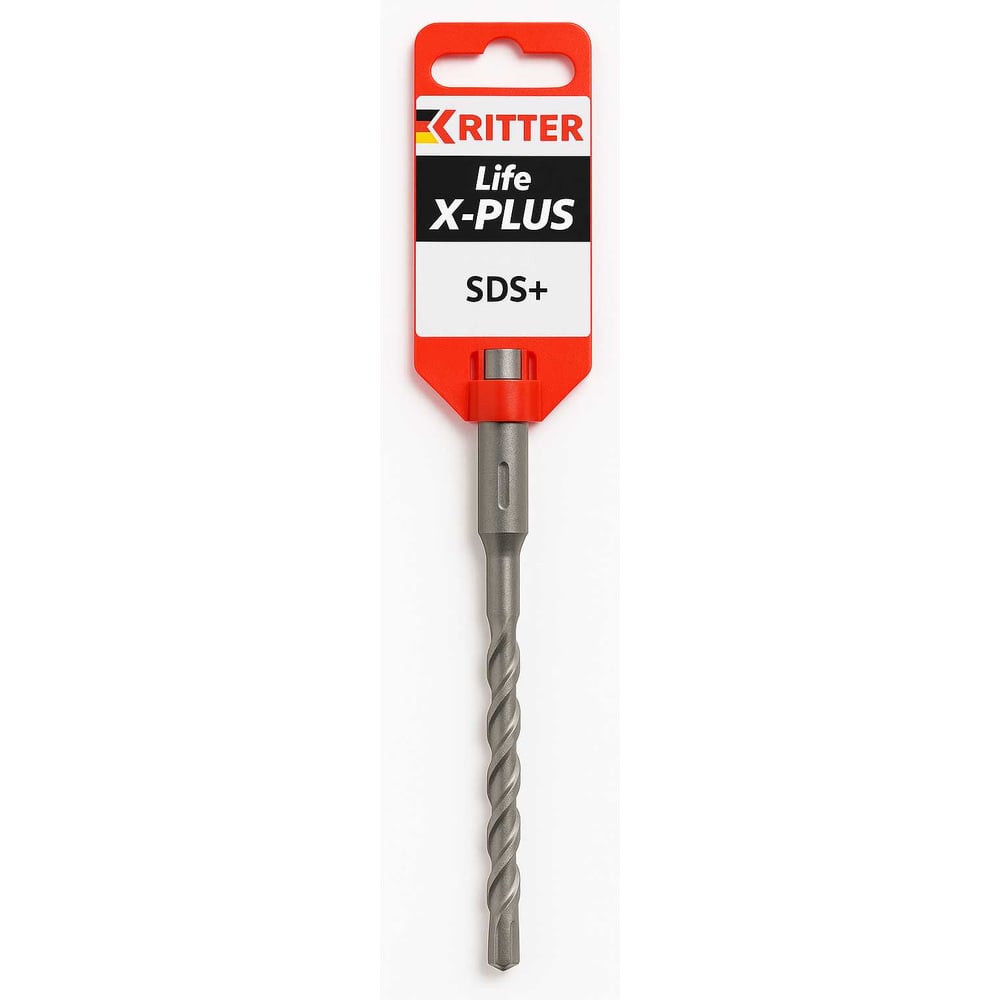 Изображение товара Бур RITTER SDS+ Life X-Plus 12х100/160 для бетона и камня с твердосплавной напайкой