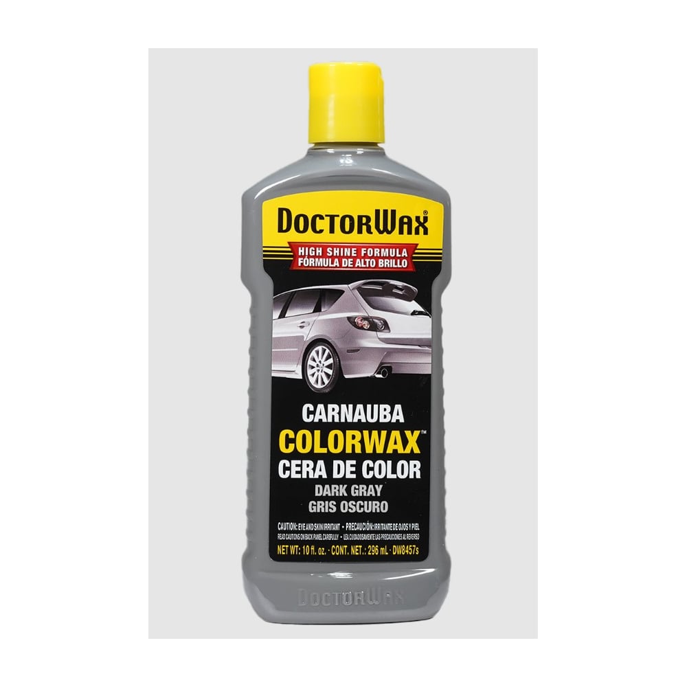 Изображение товара Цветной полироль с полифлоном DoctorWax Серый DW8457s для ухода за автомобилем