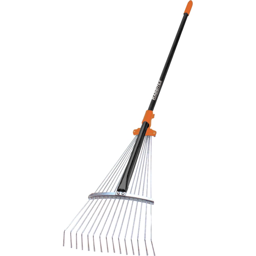 Изображение товара Грабли RABBITEX веерные 15 зубьев раздвижные 120-150см для сада и огорода