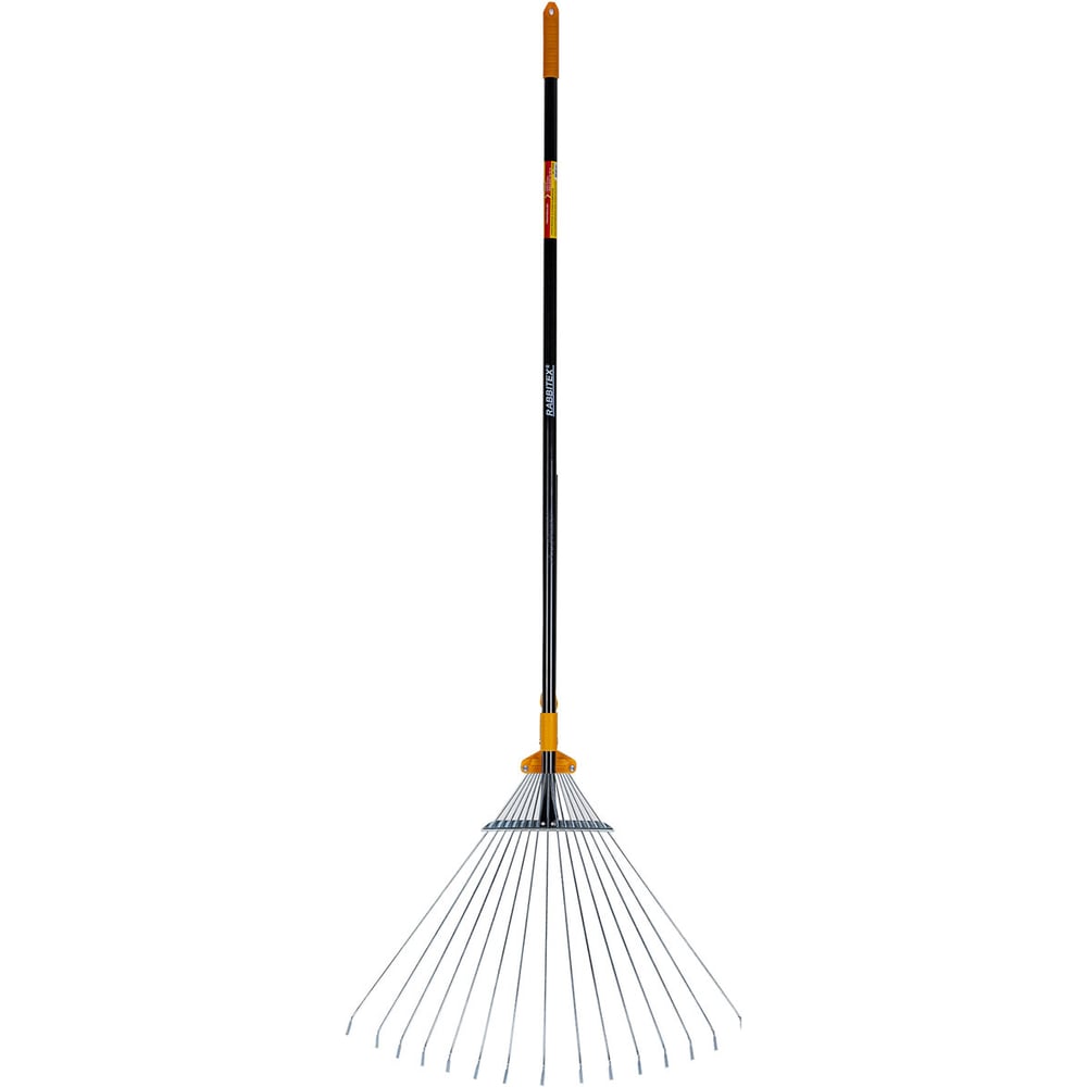 Изображение товара Грабли RABBITEX веерные 15 зубьев раздвижные 120-150см для сада и огорода