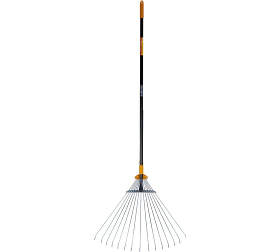 Изображение товара Грабли RABBITEX веерные 15 зубьев раздвижные, захват 20-60см, L=120-150см long handle, 700495