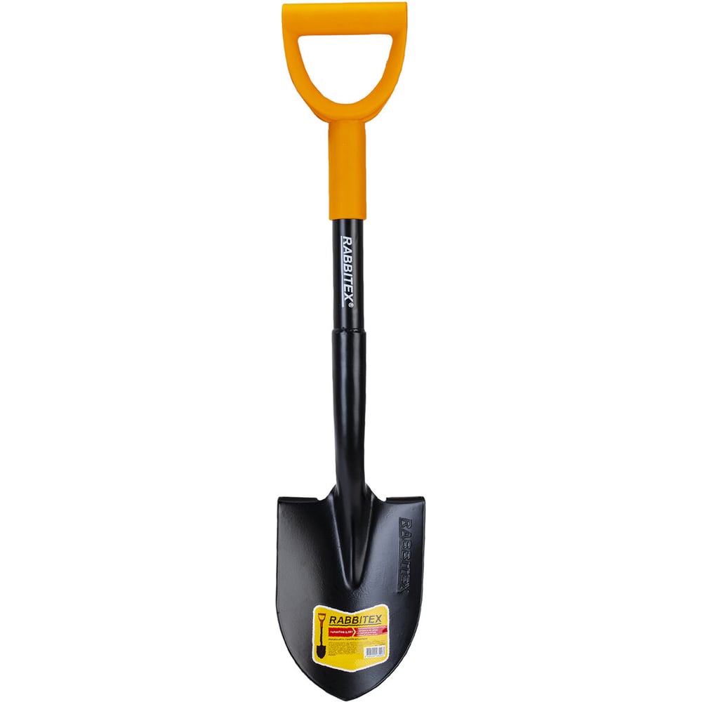 Изображение товара Лопата авто RABBITEX туризм штыковая 15х20см с металлическим черенком и V-ручкой