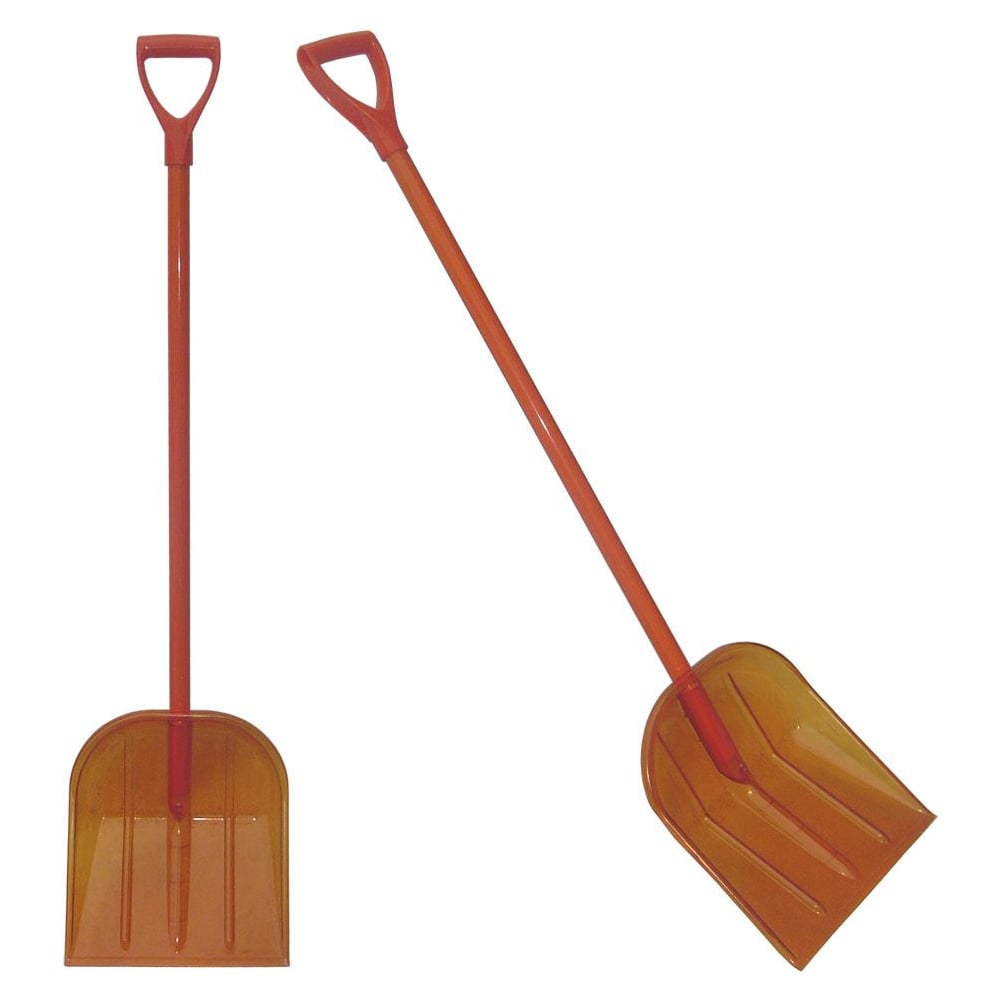 Изображение товара Лопата снеговая RUSСАД КНЯЖНА из поликарбоната со стальным черенком 340x385x1400 мм