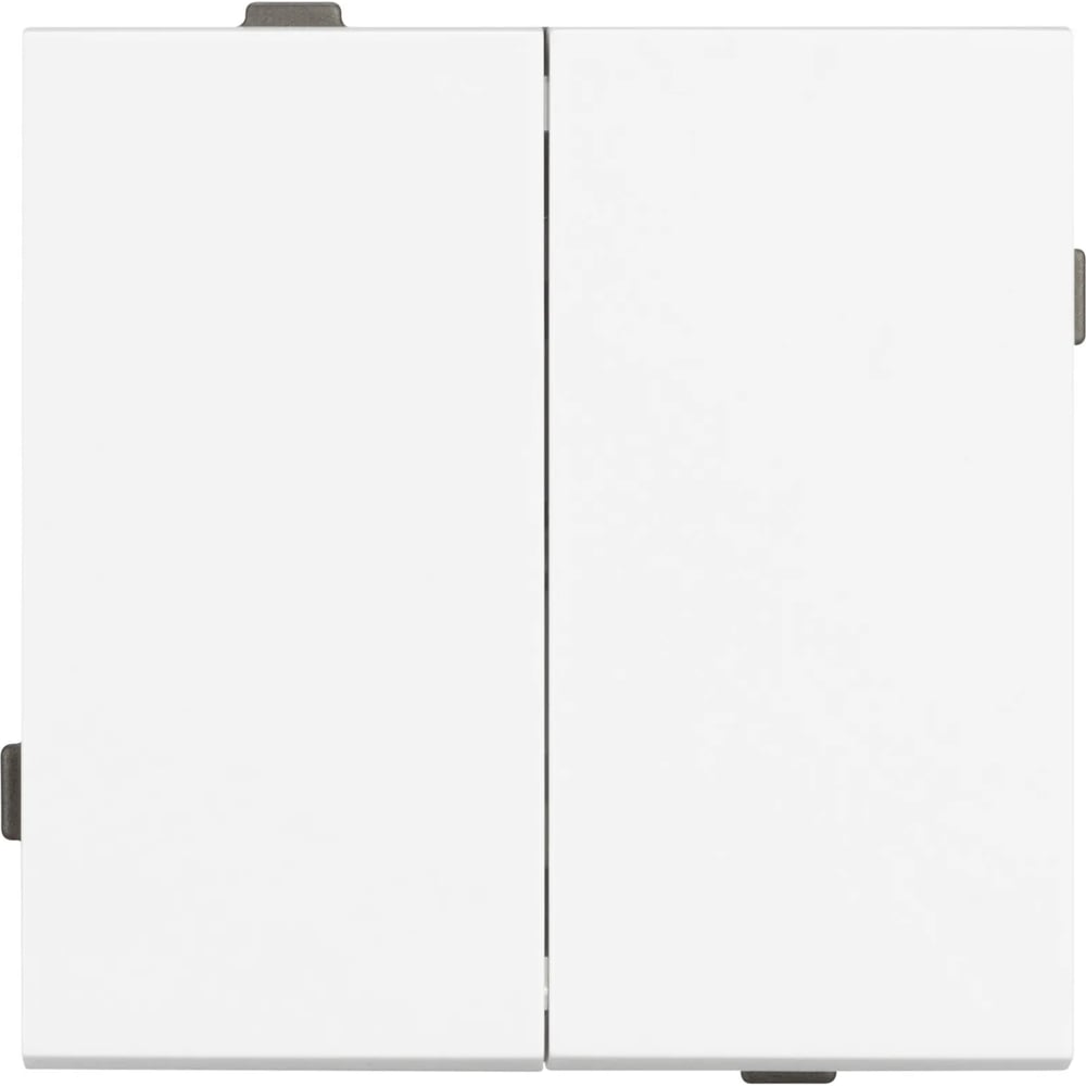 Изображение товара Механизм выключателя двухклавишный непроходной Arlight SWT-TENDO-MK02-PL-WH 1шт 054058