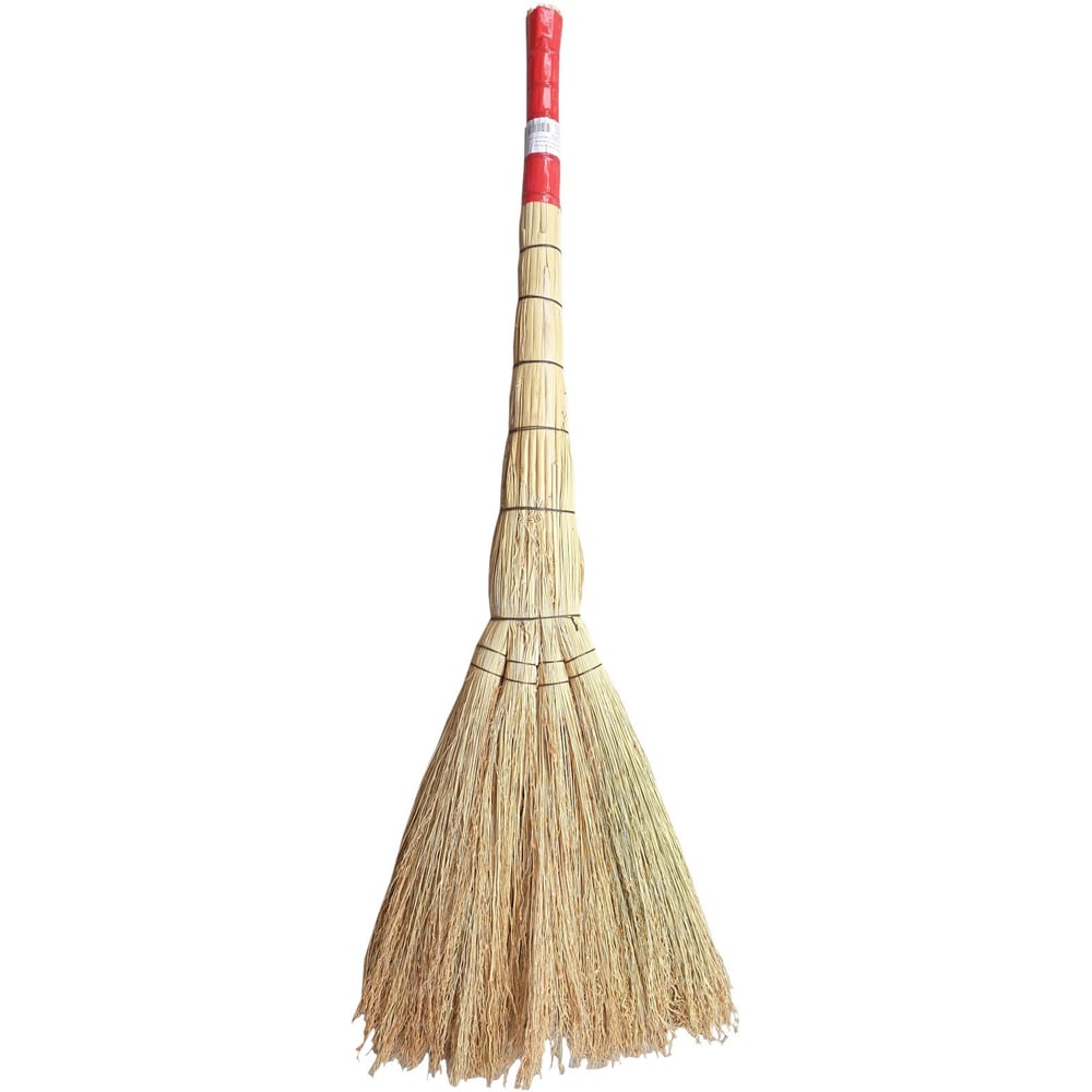 Изображение товара Веник IMPERA 4-х лучевой Люкс из сорго, упаковка 50 шт