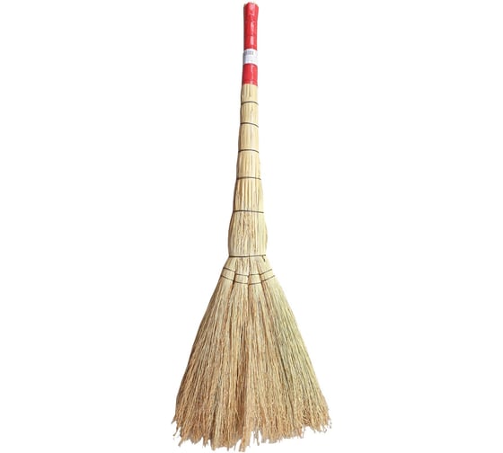 Изображение товара Веник IMPERA 4-х лучевой, проволока, ЛЮКС, ручка в пленке, упаковка 50 штук 700057