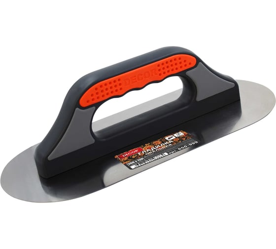 Изображение товара Гладилка DECOR 3K, 300х130мм, нержавеющая сталь, овальная 650-999 11614197