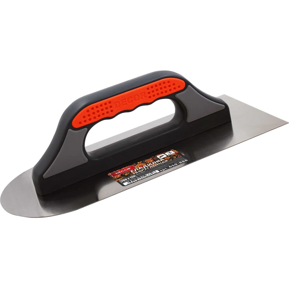 Изображение товара Гладилка DECOR 3K 300x130мм для декоративной штукатурки нержавеющая сталь